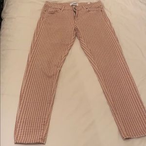 Pink Houndstooth Verdugo Ultra Skinny